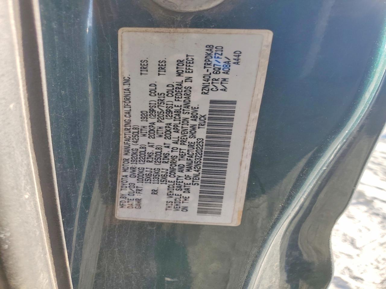 2003 Toyota Tacoma Base