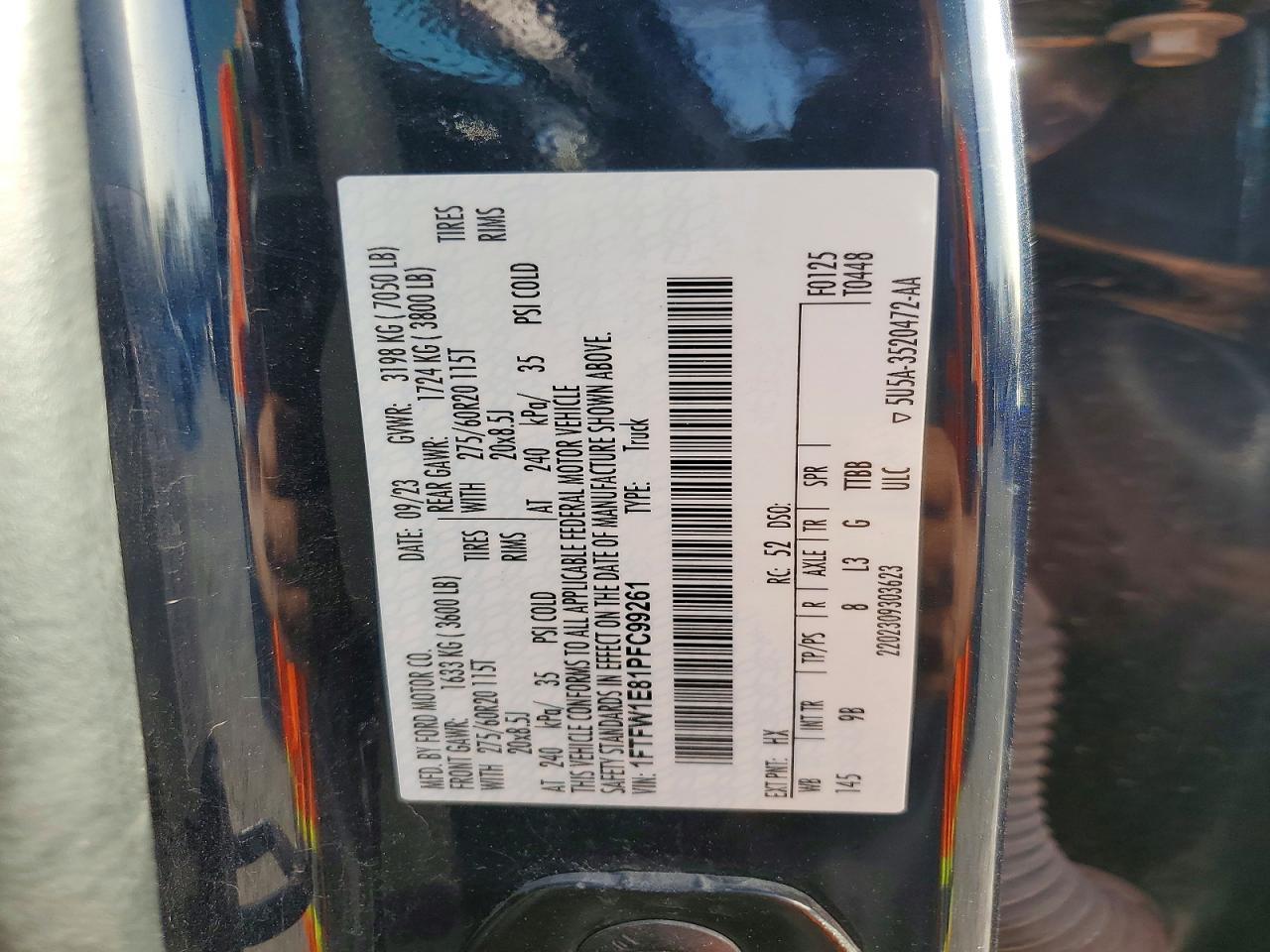 2023 Ford F150 Supercrew