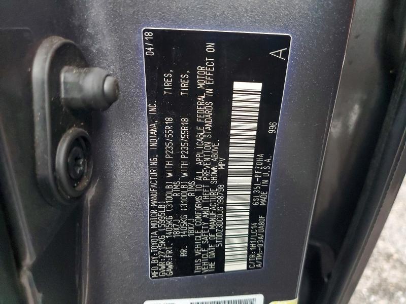 2018 Toyota Sienna xle 7-passenger