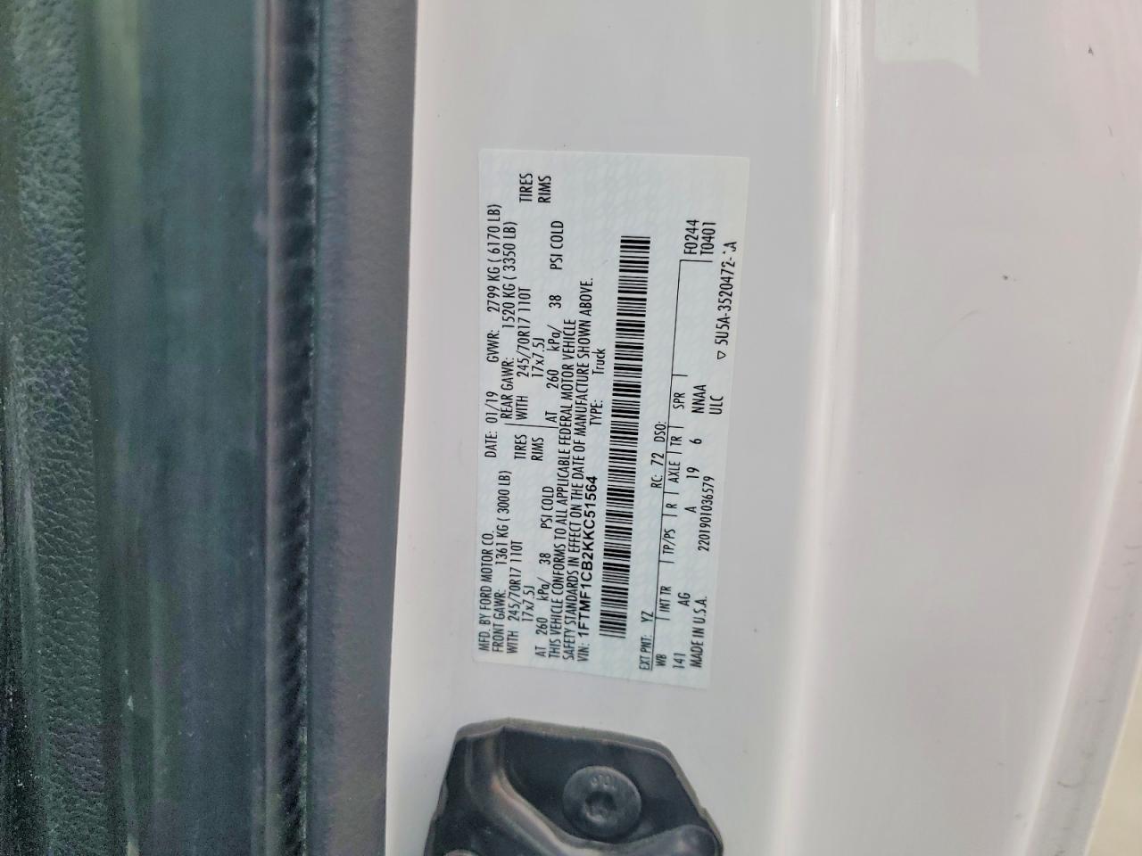 2019 Ford F150