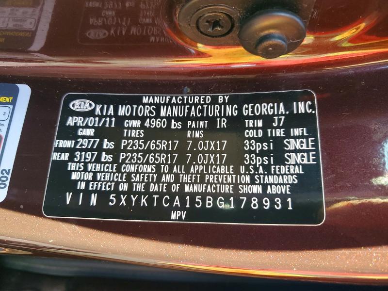 2011 KIA Sorento lx