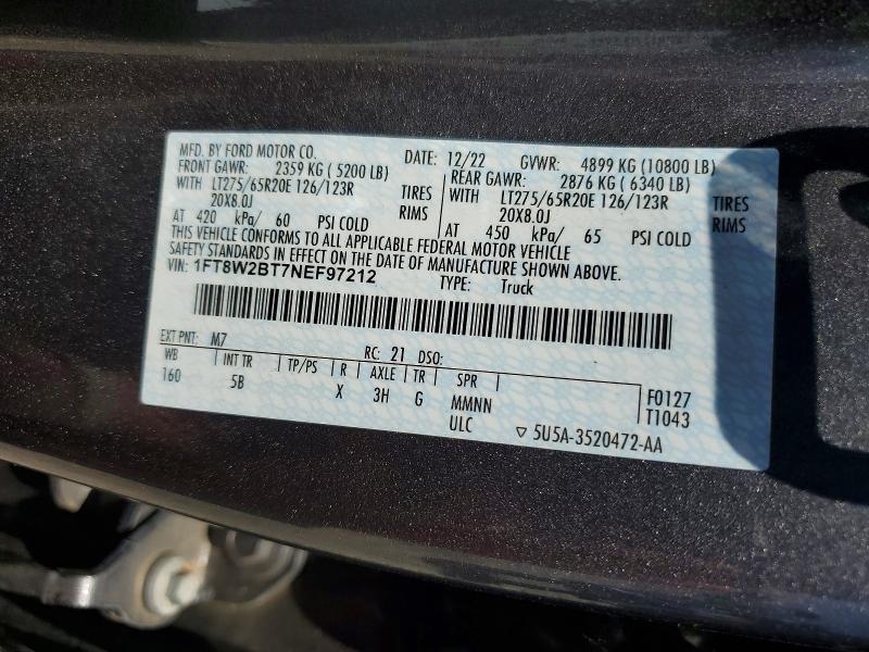 2022 Ford F250 Super Duty