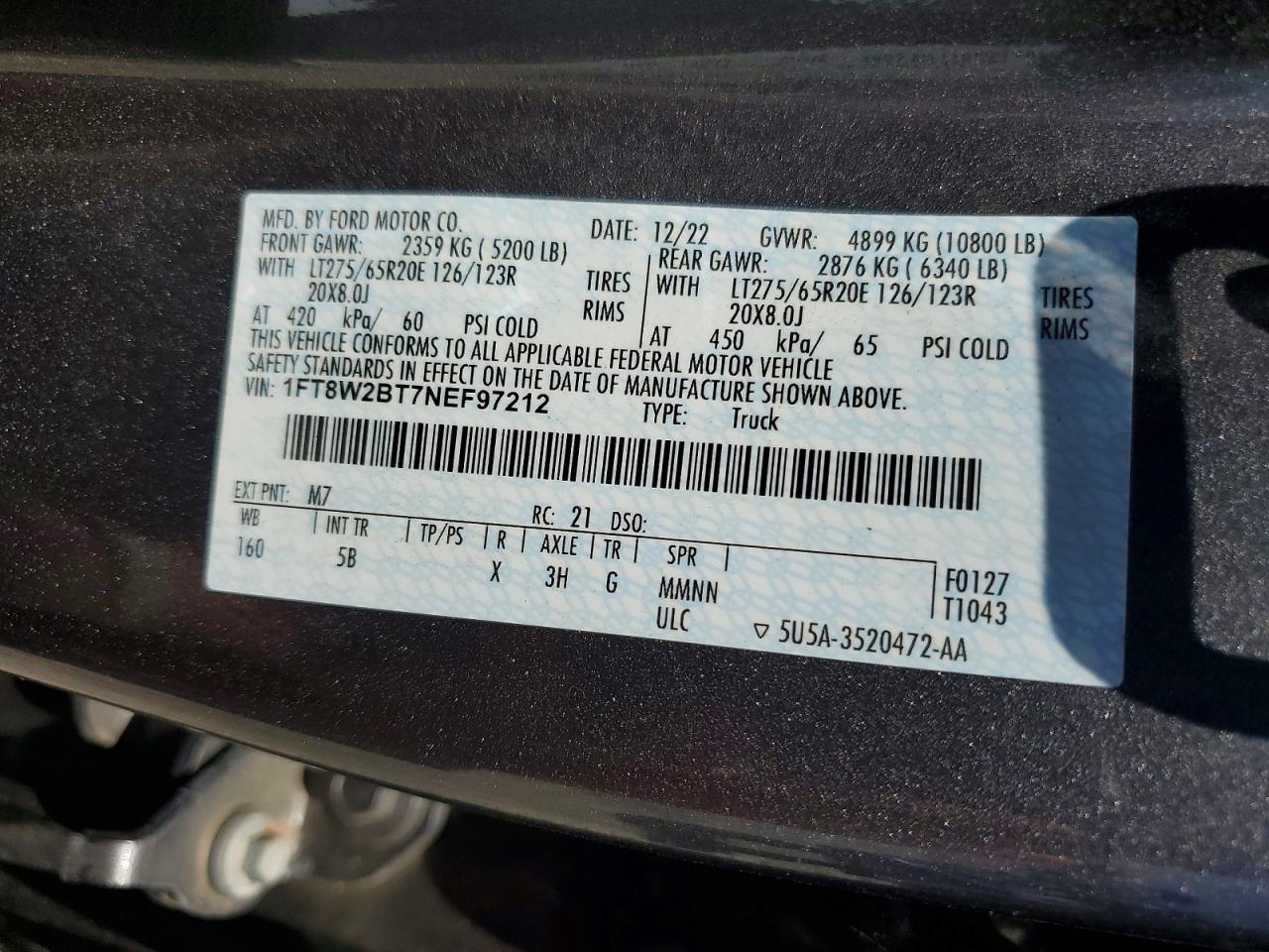 2022 Ford F250 Super Duty