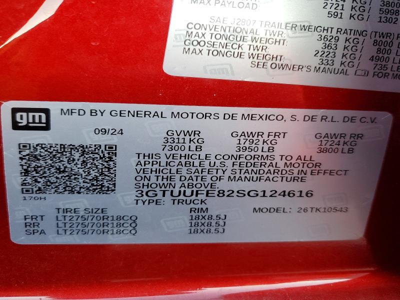 2025 GMC Sierra K1500 AT4X