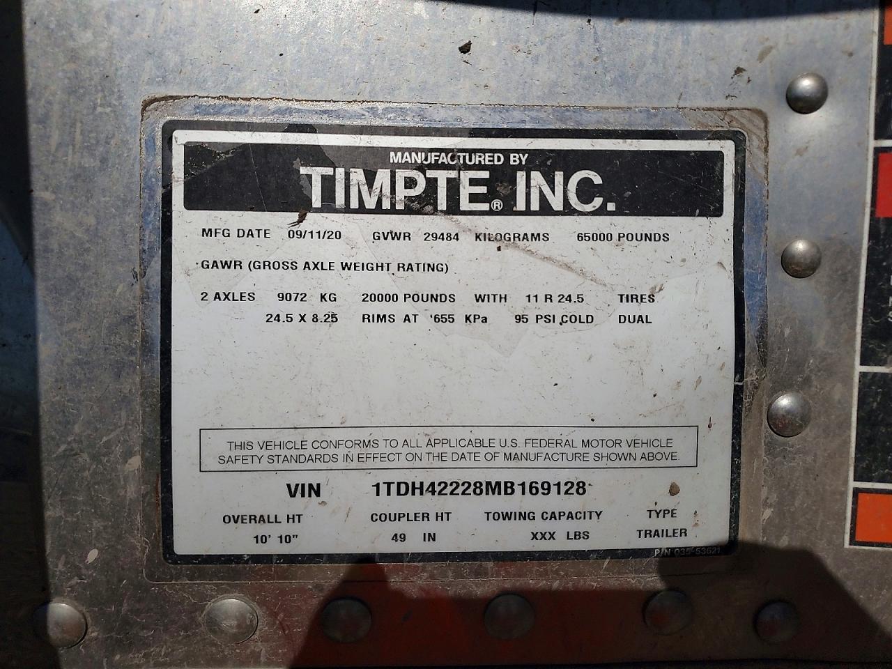 2021 Tmpte Grain Trailer