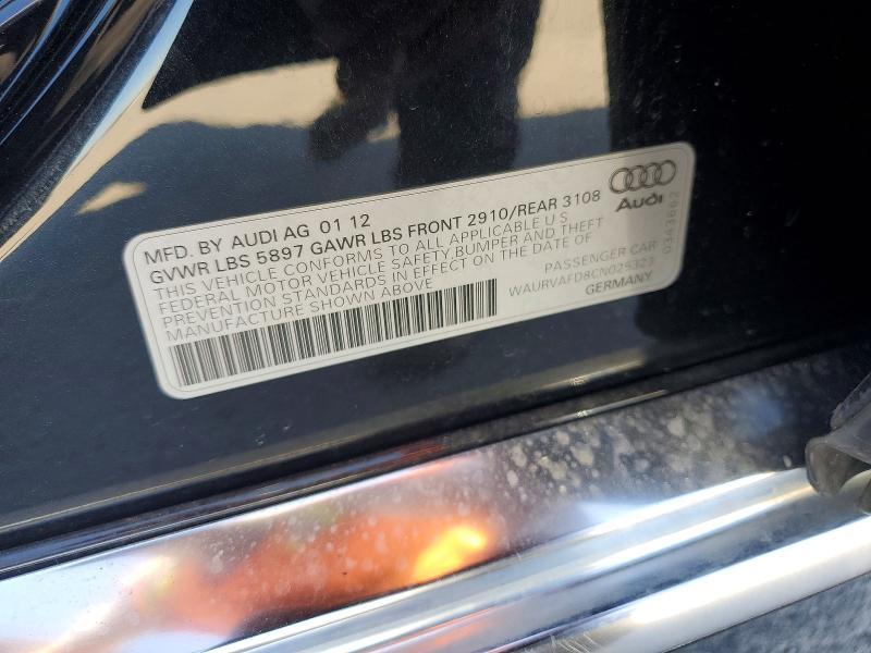 2012 Audi A8 l Quattro
