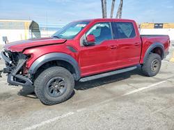 Salvage trucks for sale at Van Nuys, CA auction: 2018 Ford F150 Raptor