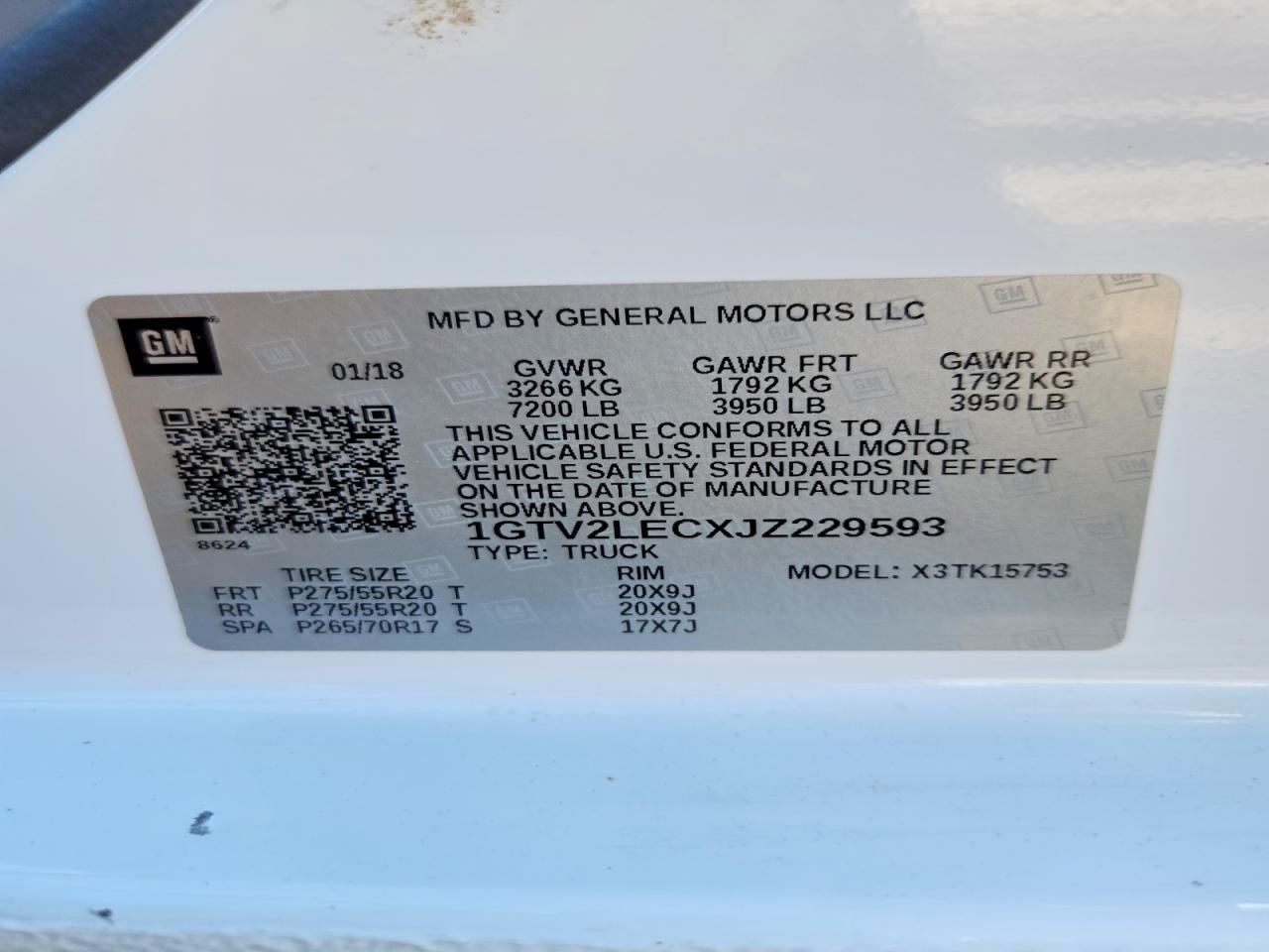 2018 GMC Sierra K1500