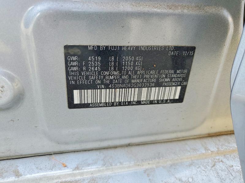 2016 Subaru Legacy 2.5i Premium