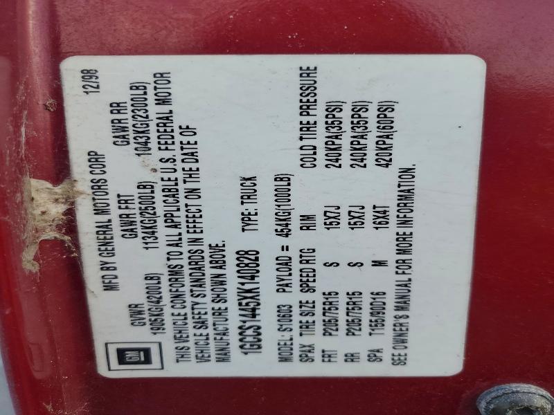 1999 Chev S Truck S10