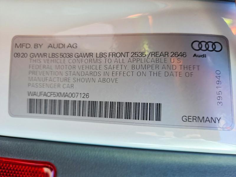 2021 Audi A5 Premium Plus 45