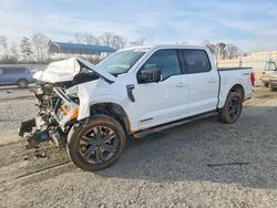 Salvage trucks for sale at Spartanburg, SC auction: 2023 Ford F150 Supercrew