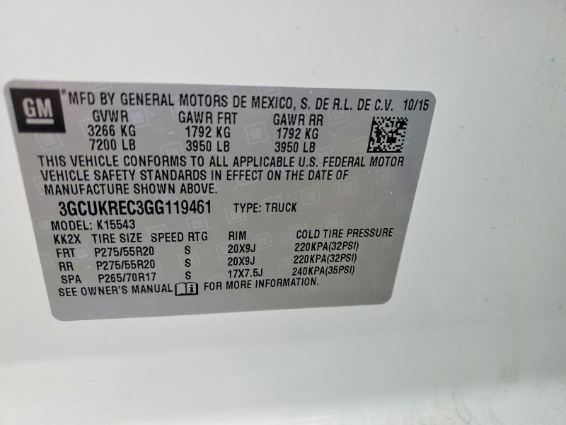 2016 Chevrolet Silverado K1500 LT