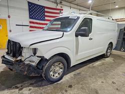 Salvage trucks for sale at Candia, NH auction: 2019 Niss AN NV 2500 Delivery Van