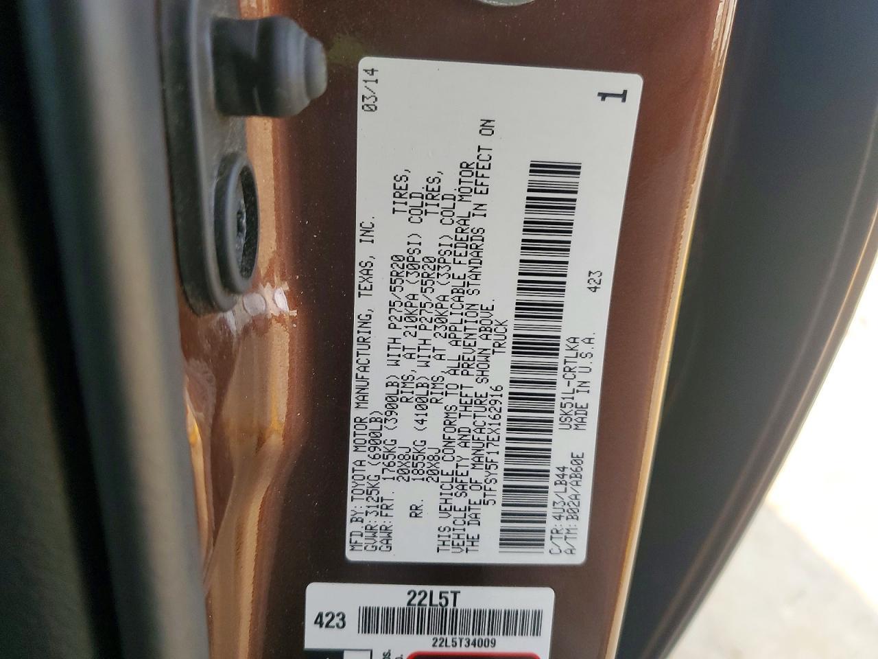 2014 Toyota Tundra Limited
