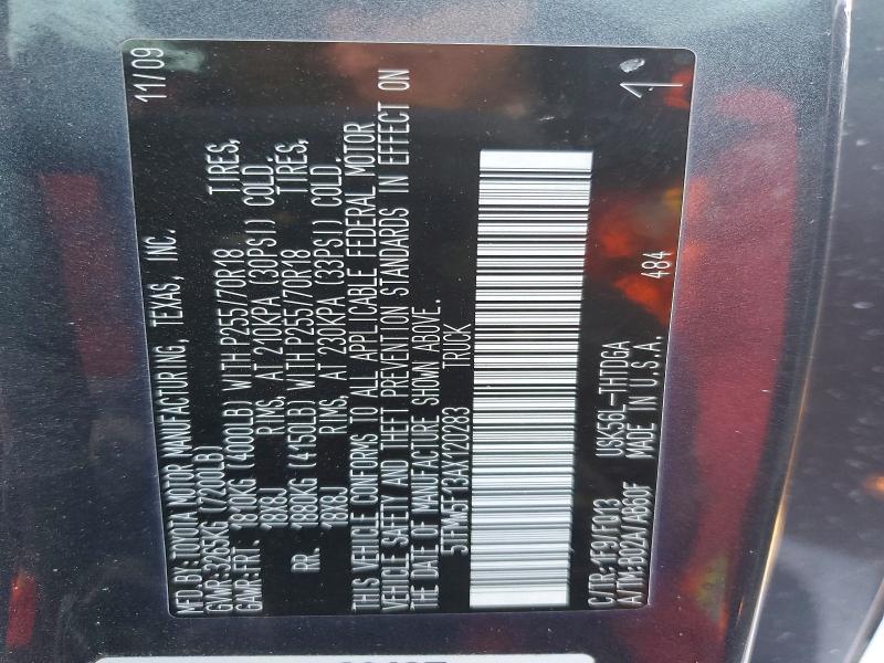 2010 Toyota Tundra Grade