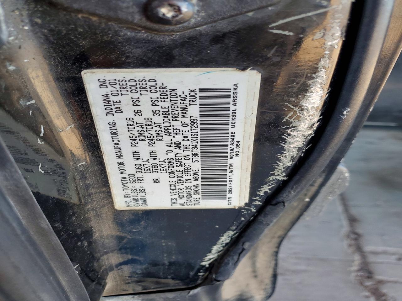 2001 Toyota Tundra SR5