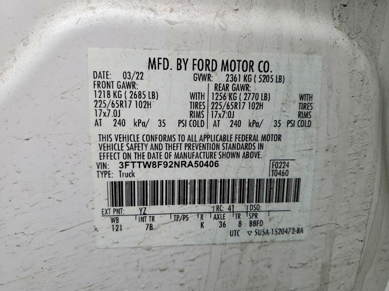 2022 Ford Maverick XL