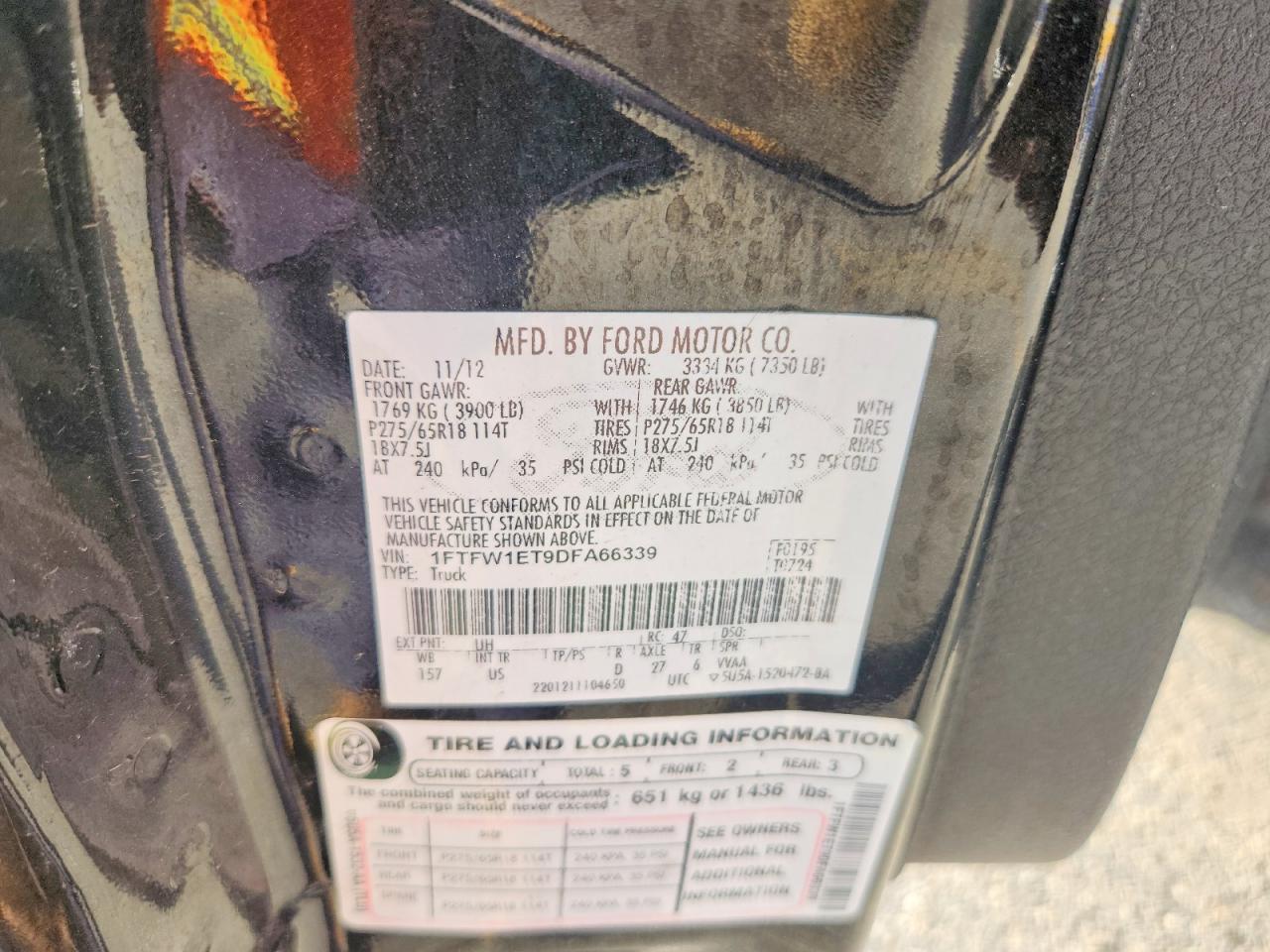 2013 Ford F150 Supercrew