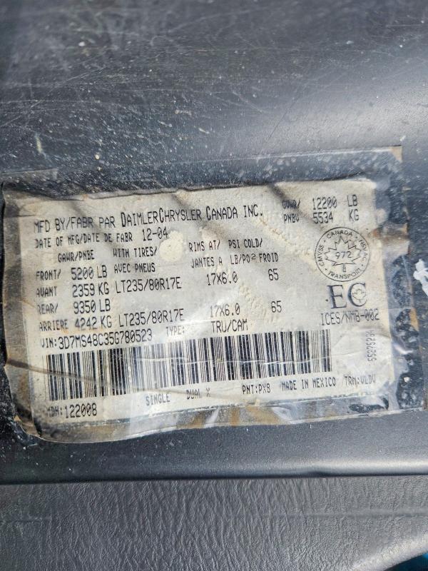 2005 Dodge RAM 3500 ST