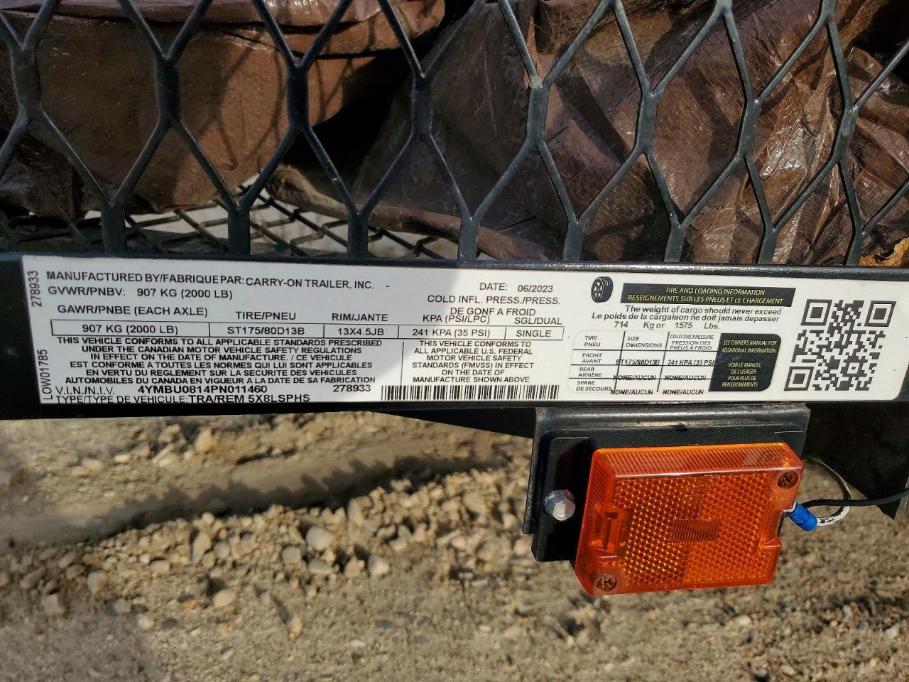 2024 Carry-On 8' Trailer