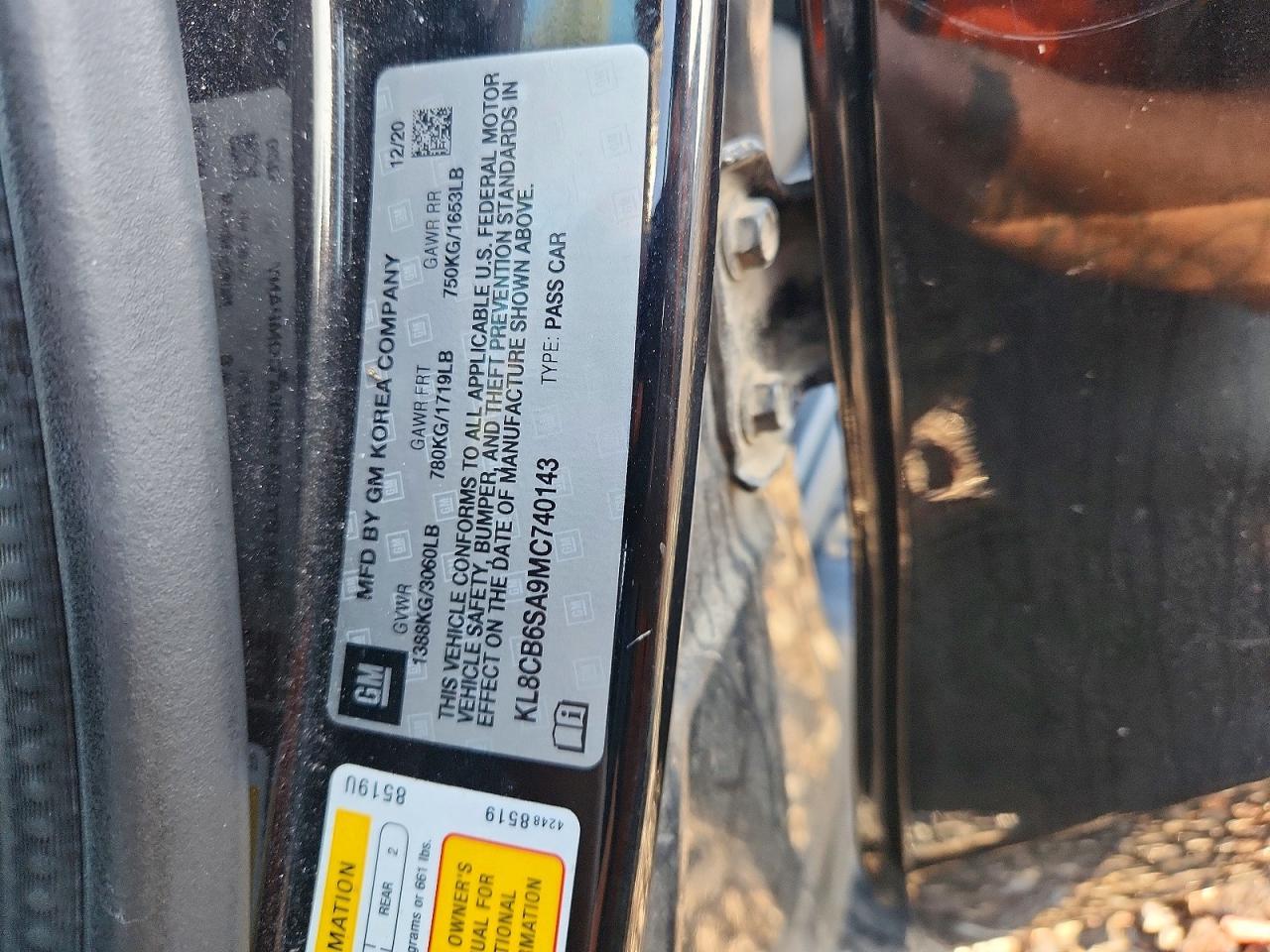 2021 Chevrolet Spark ls