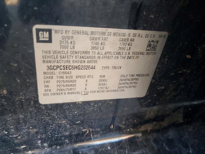 2017 Chevrolet Silverado C1500 LTZ