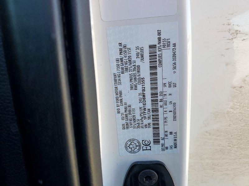 2021 Ford F150 Supercrew