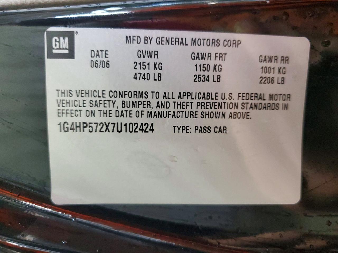2007 Buick Lucerne cx