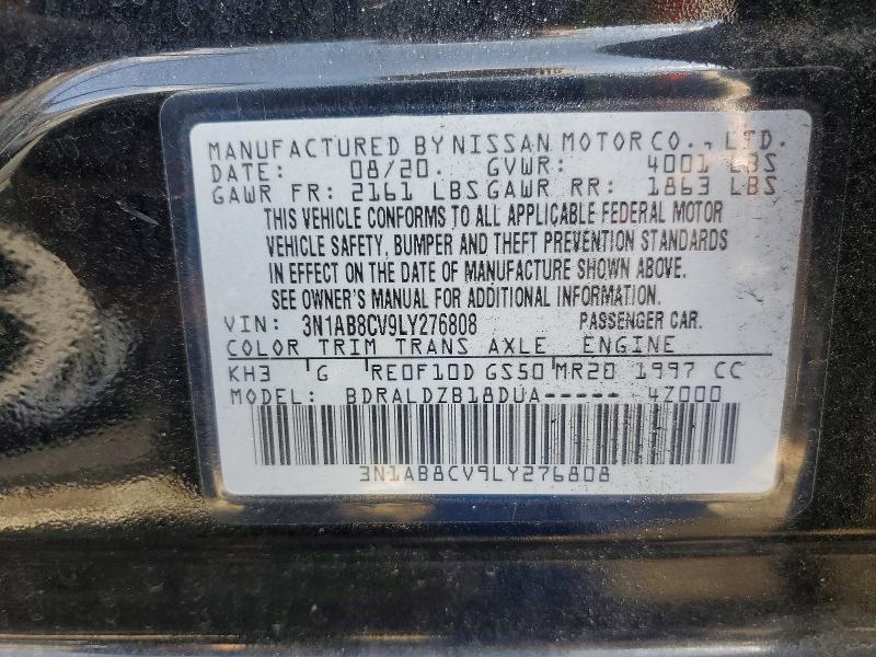 2020 Nissan Sentra sv