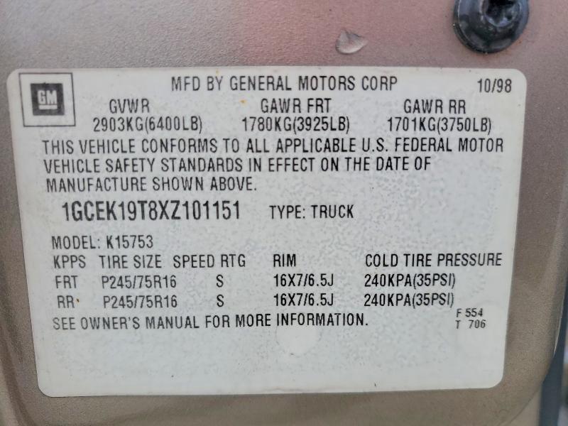 1999 Chevrolet Silverado K1500