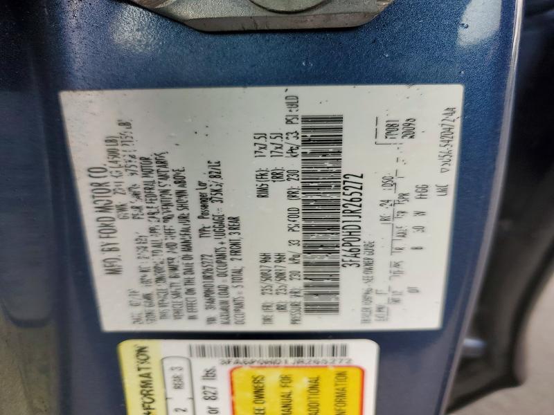 2018 Ford Fusion se