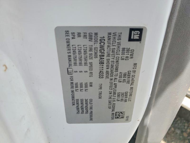2011 Chevrolet Express