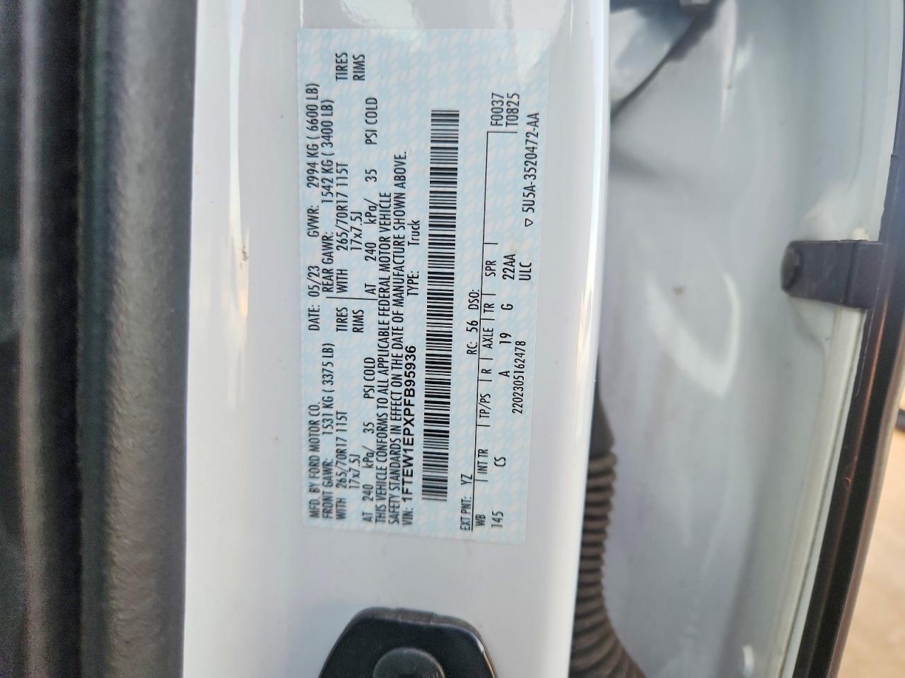 2023 Ford F150 Supercrew