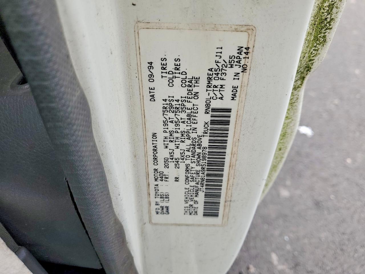 1994 Toyota Pickup Base