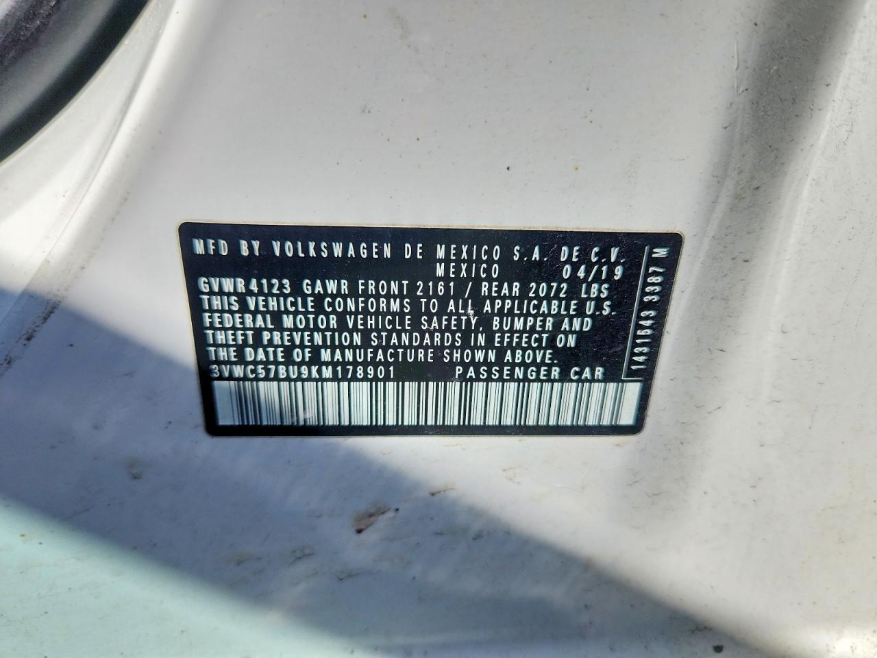 2019 Volkswagen Jetta s