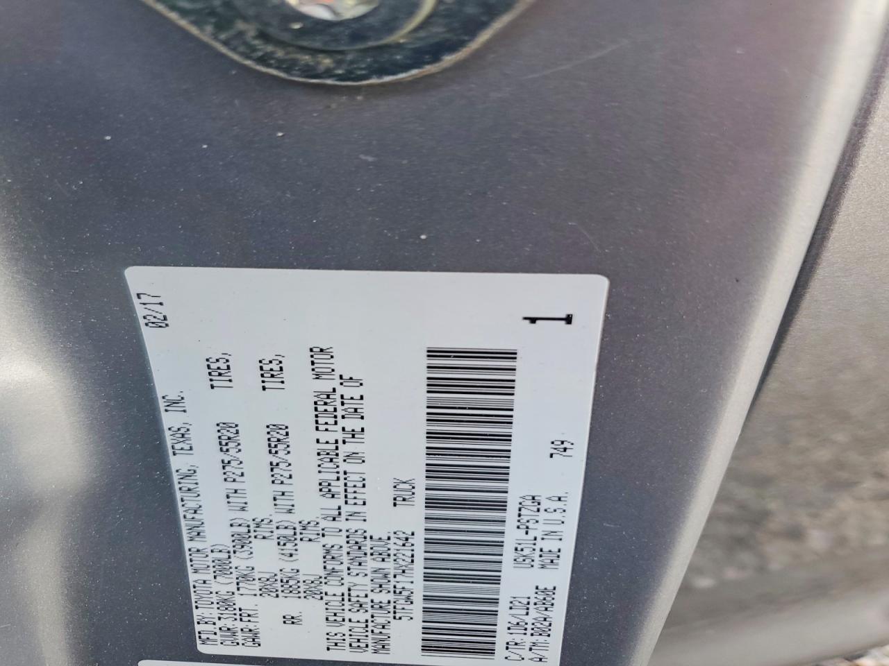 2017 Toyota Tundra 1794 Edition