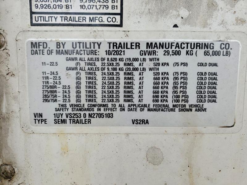 2022 Van Semi Traile Trailer-Refrigerated Van Trailer