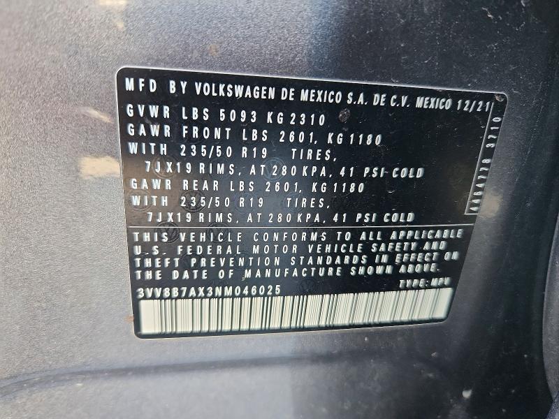 2022 Volkswagen Tiguan se R-line Black