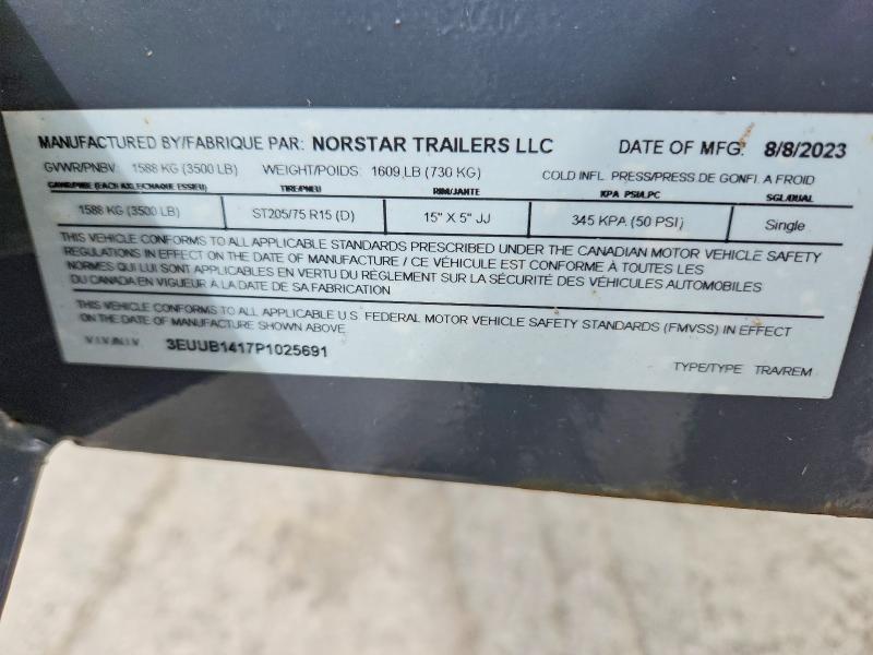 2023 Norstar Utility Trailer