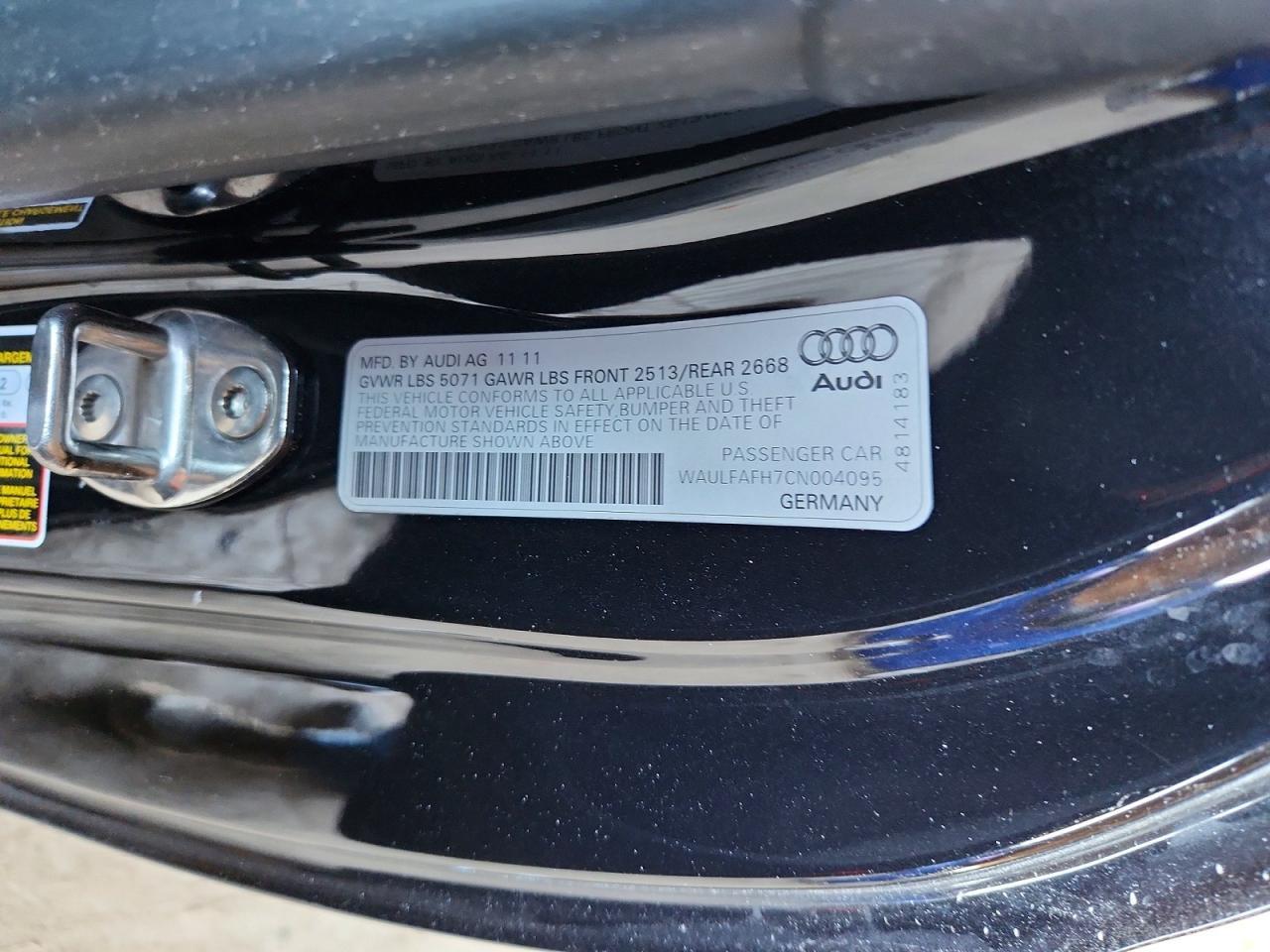 2012 Audi A5 Premium Plus