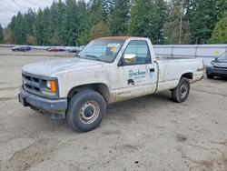Salvage trucks for sale at Arlington, WA auction: 1991 Chevrolet GMT-400 K1500
