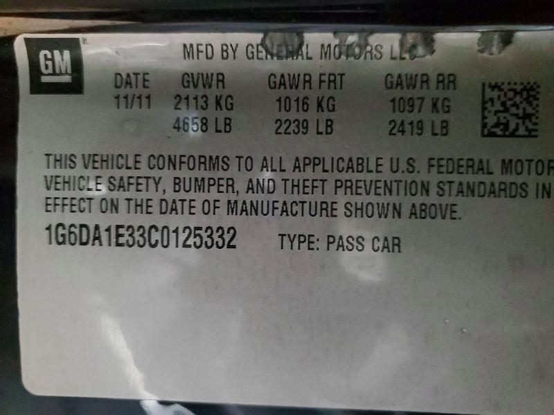 2012 Cadillac CTS