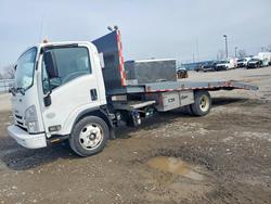 Salvage trucks for sale at Indianapolis, IN auction: 2019 Isuzu NPR XD Dump Flatbed Truck