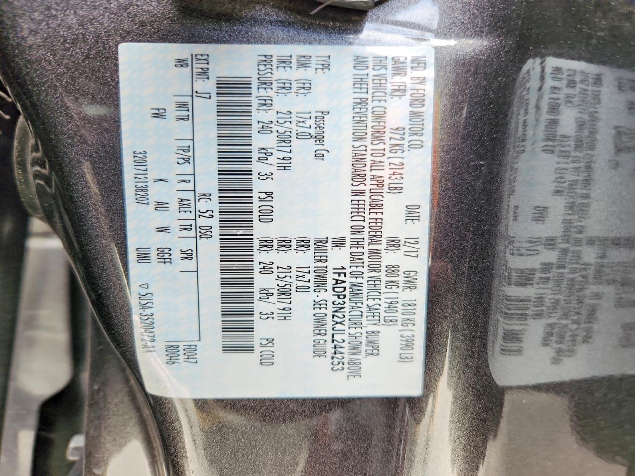 2018 Ford Focus Titanium