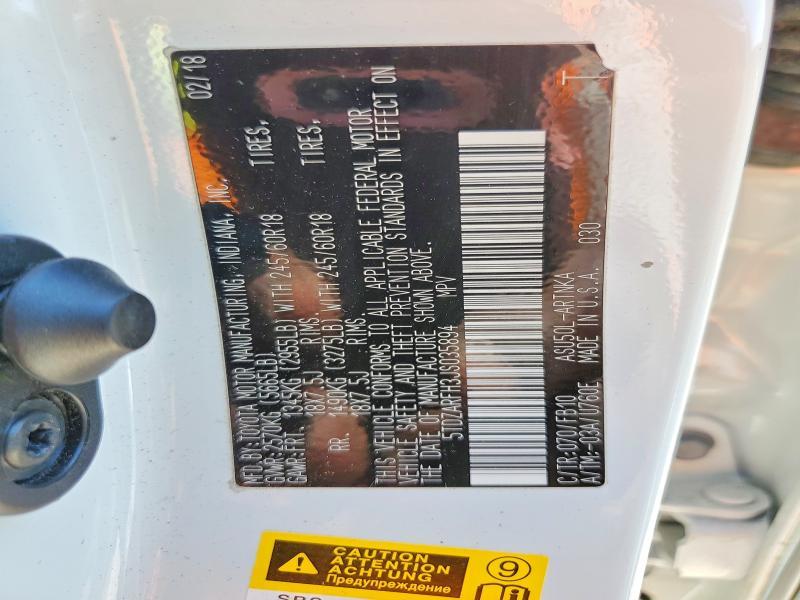 2018 Toyota Highlander le