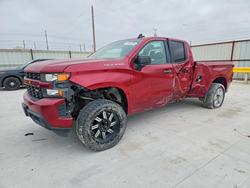 Salvage trucks for sale at Haslet, TX auction: 2020 Chevrolet Silverado C1500 Custom