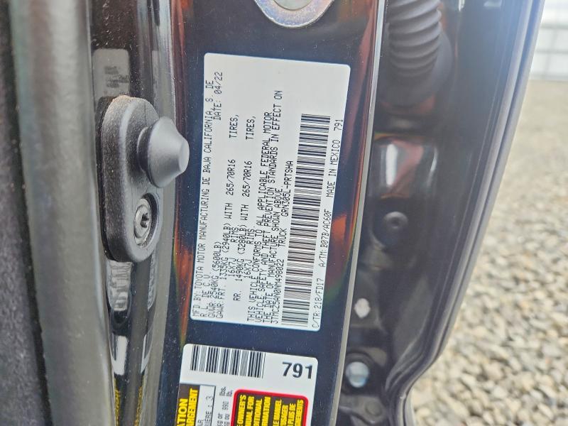 2022 Toyota Tacoma trd Off-road