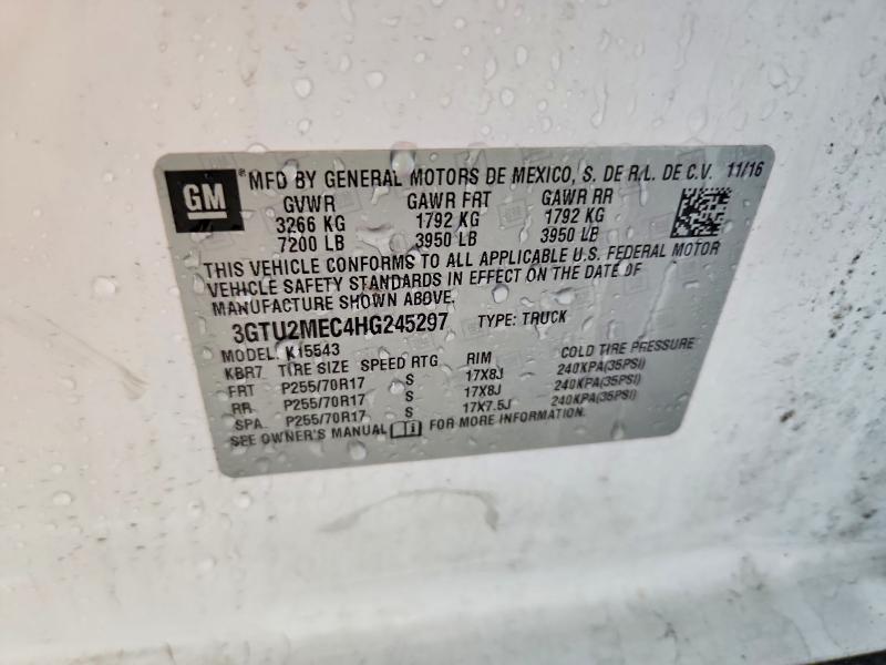2017 GMC Sierra K1500 SLE