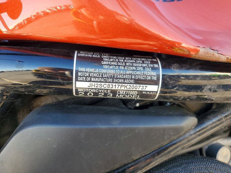 2023 Honda CMX1100 D